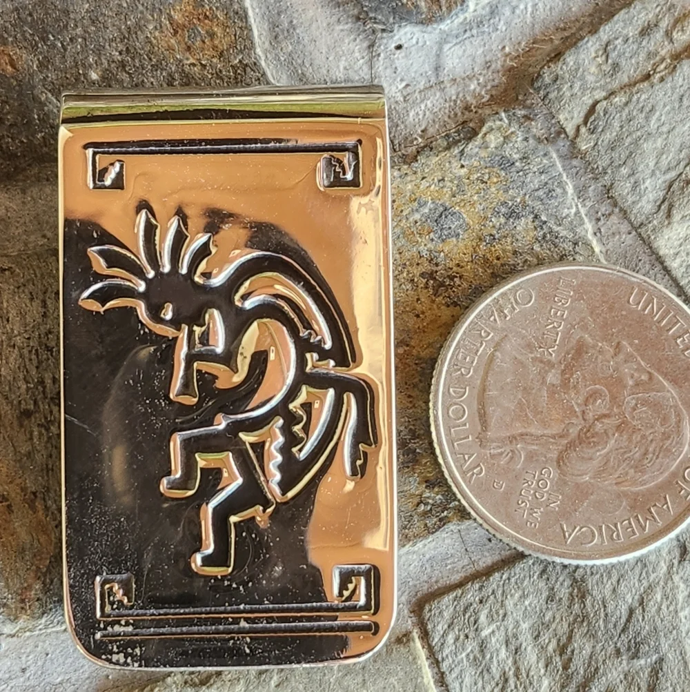 Sterling Silver KOKOPELLI Money CLIP